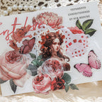Vintage Rose Sticker