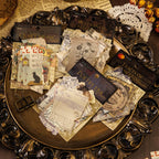 Autocollants en papier de forme spéciale pour journal de bord de style vintage