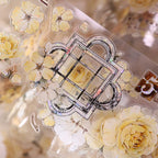 Vintage Yellow Rose Floral Washi & PET Tape