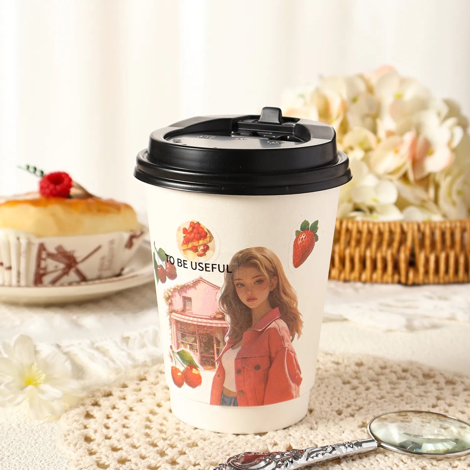 Livre d'autocollants Washi vintage pour scrapbooking
