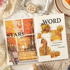 Livre d'autocollants Washi vintage pour scrapbooking