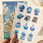 Livre d'autocollants Washi vintage pour scrapbooking