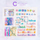 Watercolor Heals Daily Life Sticker Pack – PET & Washi Paper
