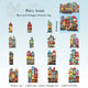 Whimsical House DIY Stickers | Self-Adhesive Hard Cardstock Fantasy Cottage Set