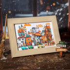 Whimsical House DIY Stickers | Self-Adhesive Hard Cardstock Fantasy Cottage Set