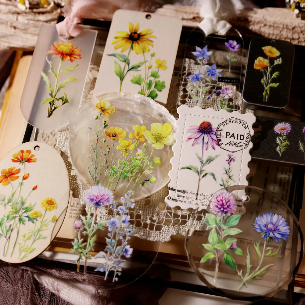 Wildflower UV DTF Transfer Stickers