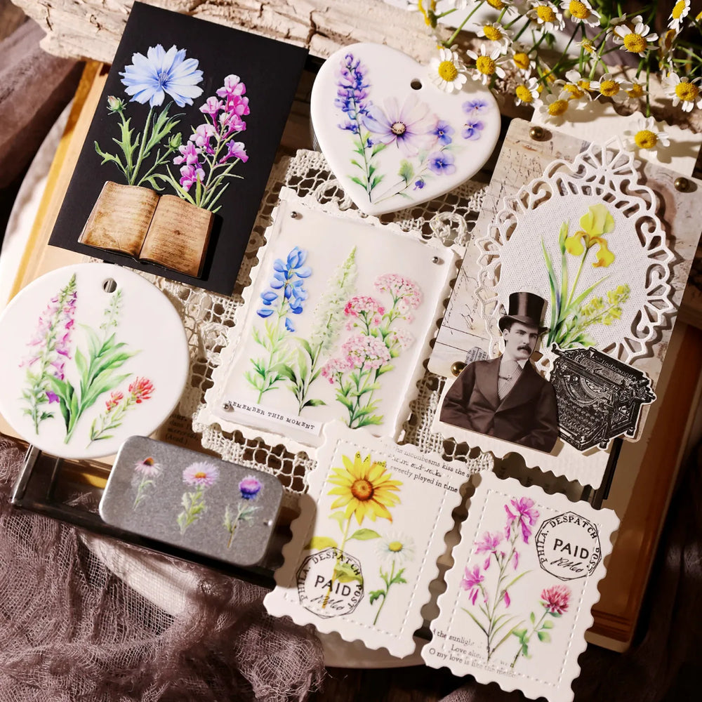 Wildflower UV DTF Transfer Stickers
