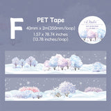 Winter Theme PET Tape